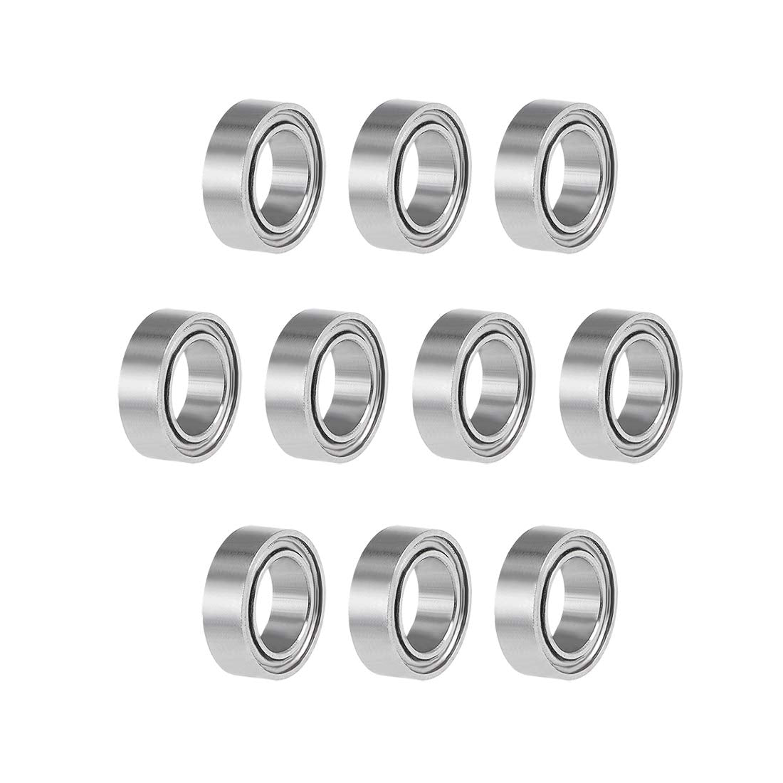 MR85ZZ Deep Groove Ball Bearings 5mm x 8mm x 2.5mm Double Shielded Chrome Steel P6(ABEC3) 10pcs