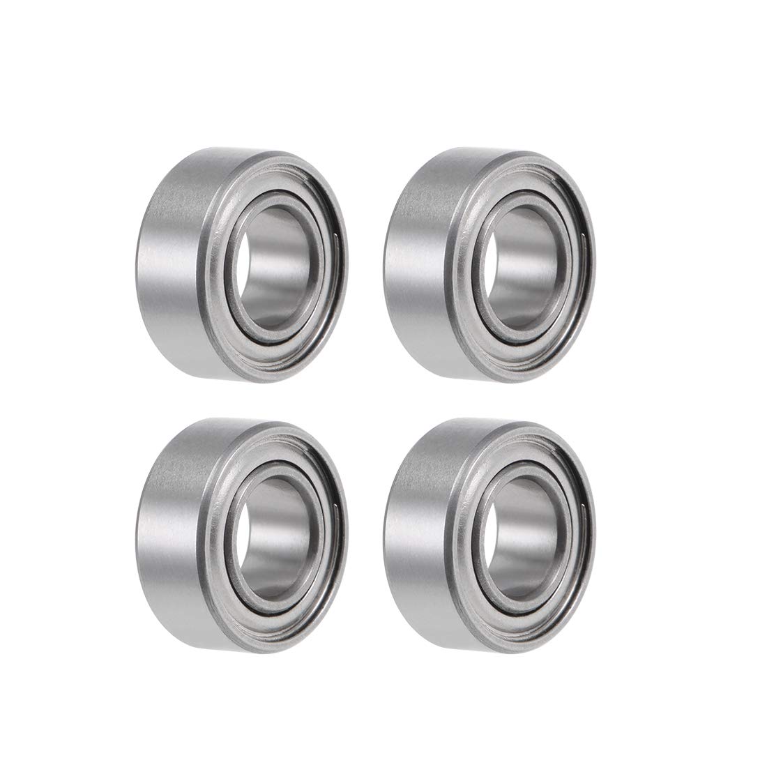 SMR105ZZ Deep Groove Ball Bearings 5mm x 10mm x 4mm Double Shielded Stainless Steel 4pcs
