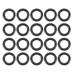 Nitrile Rubber O-Rings, 10mm OD 6mm ID 2mm Width, Metric Sealing Gasket, Pack of 20