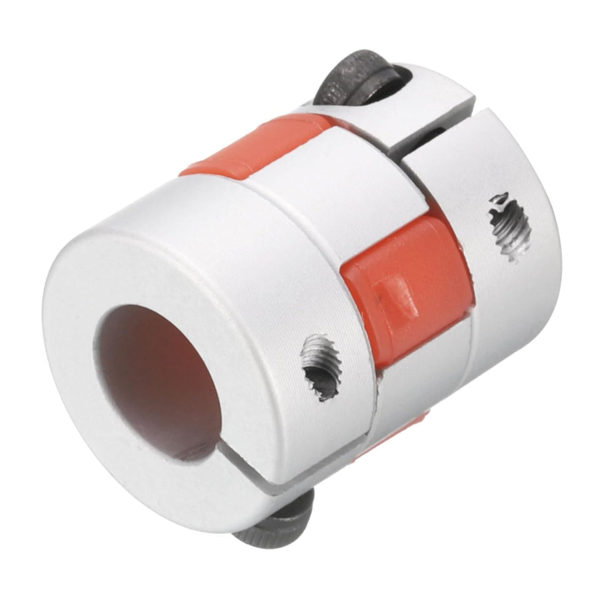 Aluminum Plum Shaft Coupling 6.35mm to 10mm Bore L25xD20 Flexible Coupler Joint for Machine and Servo Stepped Motor Pack of 1