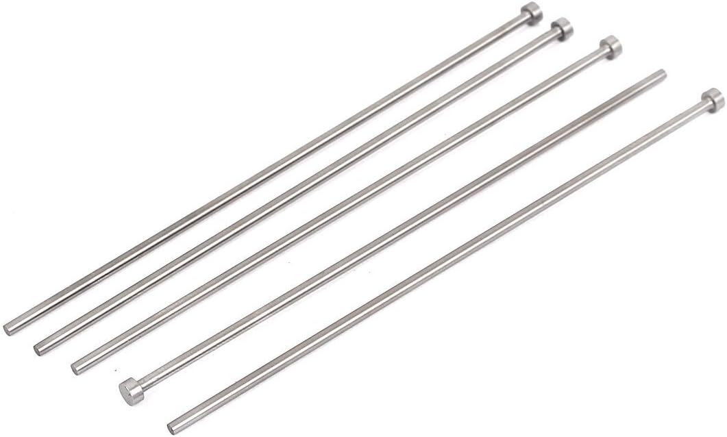 2mmx100mm Mechanical Maintenance Straight Ejector Pins 5pcs