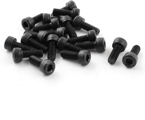 20x Alloy Steel Knurled Countersunk Pan Head Hex Key Bolts M4x10mm
