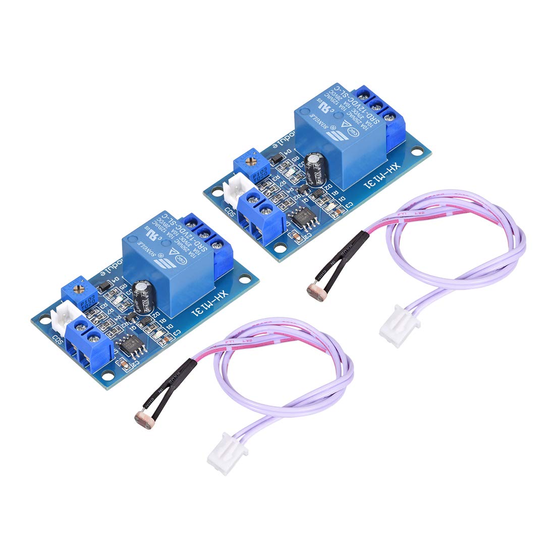 Photosensitive Sensor Module Light Intensity Detection with Wire DC 12V 2pcs