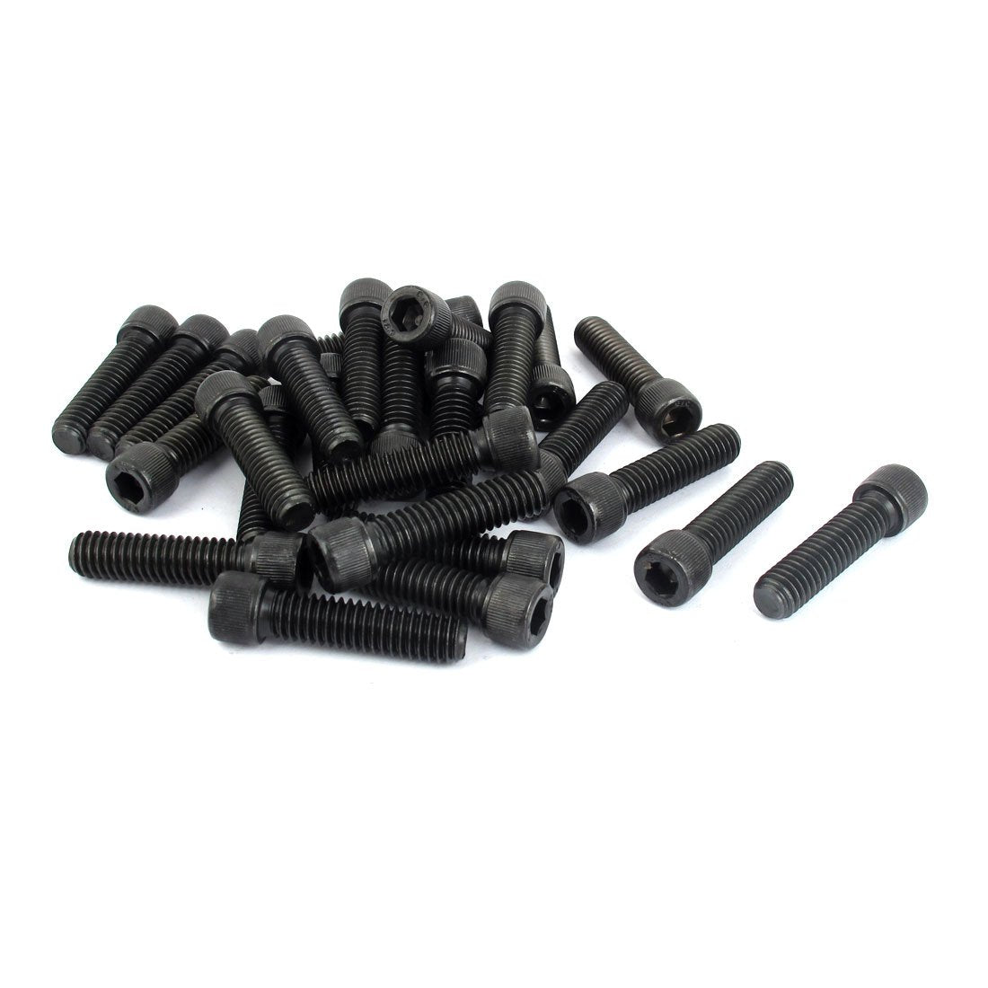 5/16 Inch-18x1-1/4 Inch Hex Socket Head Cap Screws Bolts Black 40Pcs