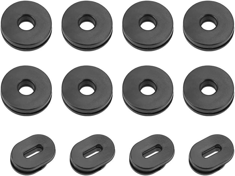 Side Cover Grommet Single Side Rubber Washer 4Set