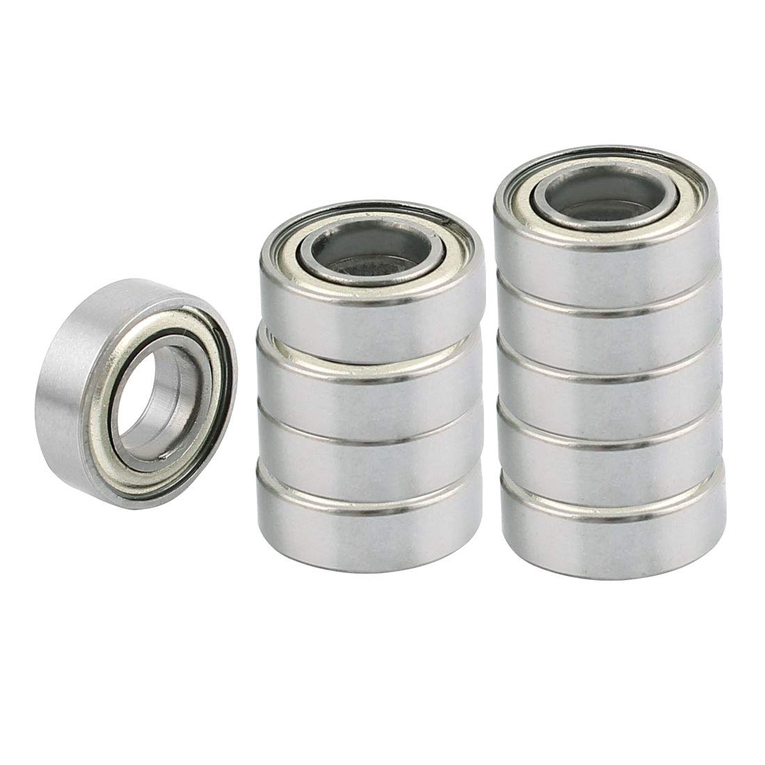 10PCS 688ZZ (16x5mm) Metric Metal Shielded Flanged Ball Bearings 686ZZ