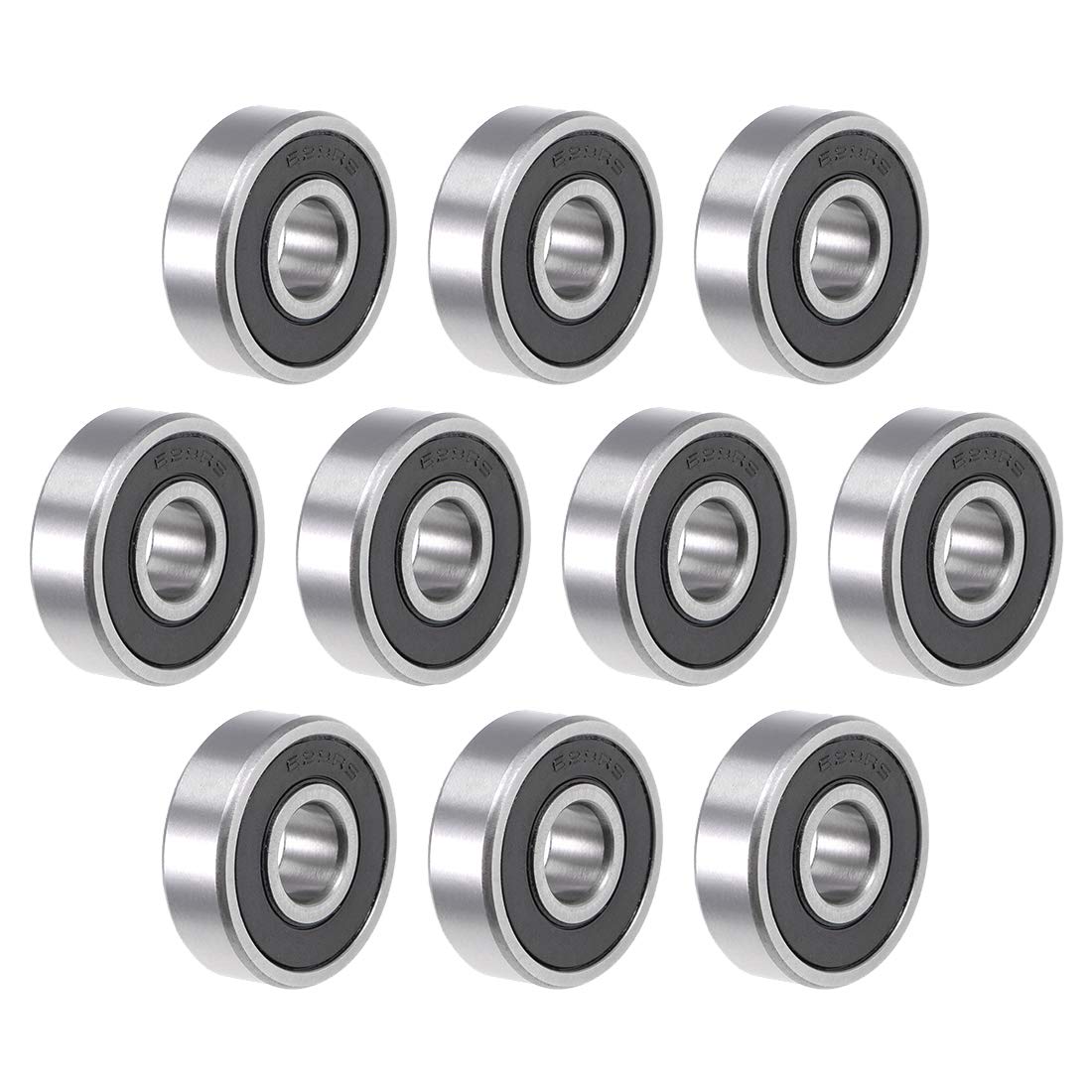 629-2RS Deep Groove Ball Bearing 9x26x8mm Double Sealed ABEC-3 Bearings 10-Pack