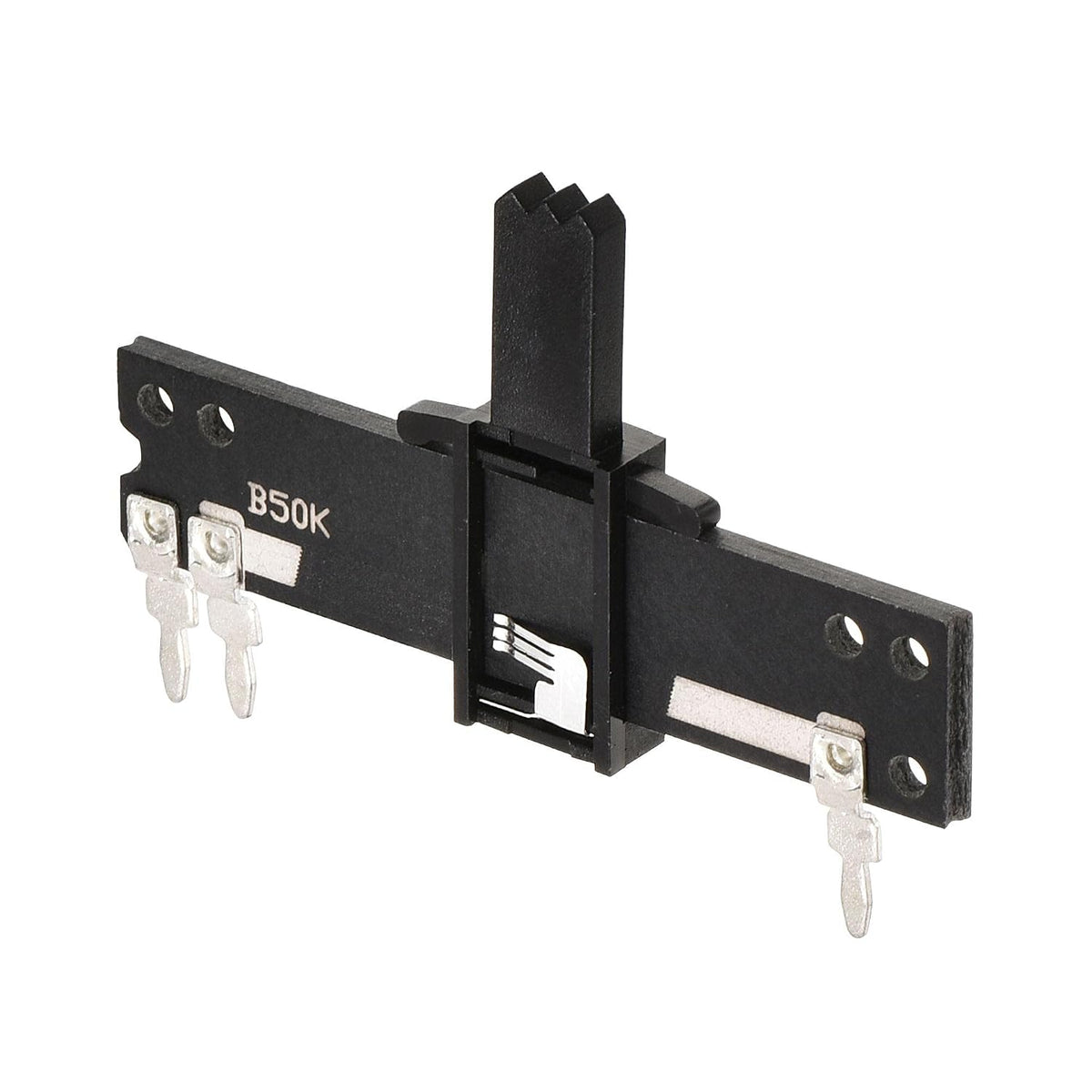 Fader Variable Resistors Mixer 40mm Straight Slide Potentiometer B50K Ohm Single Channel 2pcs