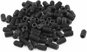M3x5mm 12.9 Alloy Steel Hex Socket Set Cap Point Grub Screws 100pcs