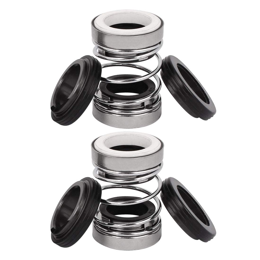 Water Pump 16mm ID Ceramic Ring Sealing Shaft Mechanical Seal 2pcs