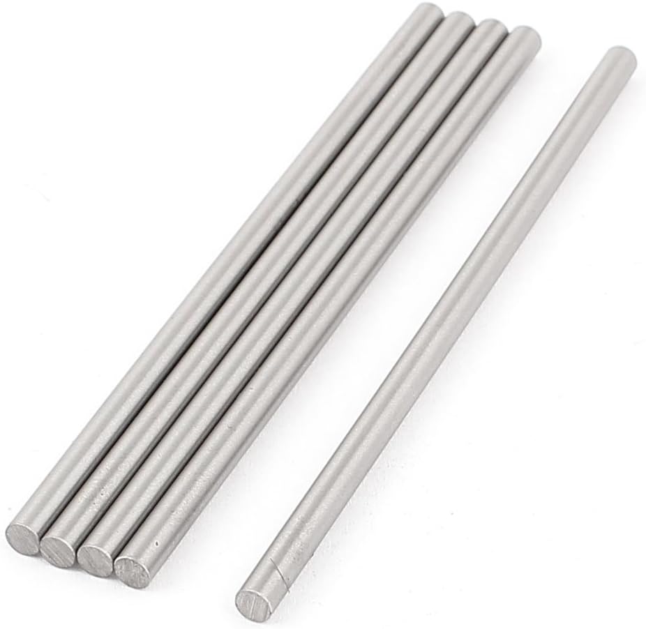 5 Pcs 4mmx100mm Metal Solid Round Rod Bar for DIY RC Model