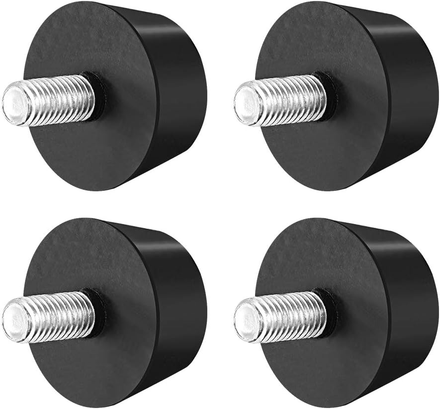 38 x 20mm Conical Rubber Mount,Vibration Isolators,Shock Absorber with M10 x 20mm Threaded Studs 4pcs