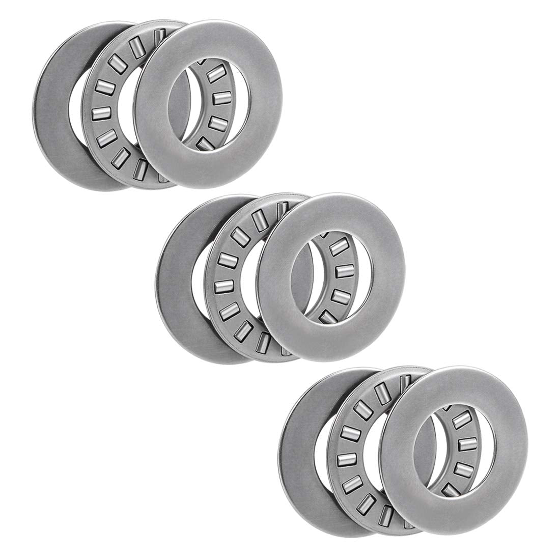 TC815 Thrust Needle Roller Bearings with Washers 1/2" Bore 15/16" OD 5/64" Width 3pcs