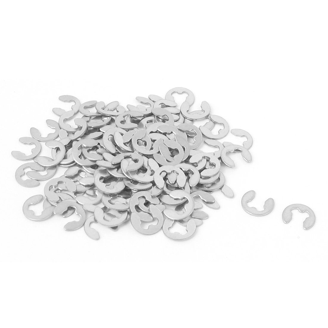 Fastener External Retaining Ring E-Clip Circlip 2.5mm 100pcs