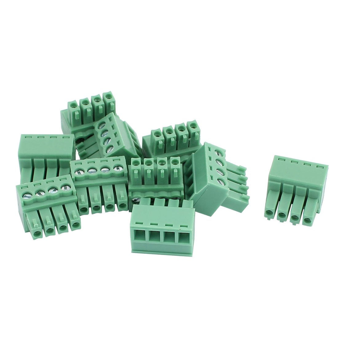 10Pcs 300V KF2EDGK 3.5mm Pitch 4-Pin PCB Screw Terminal Block Connector
