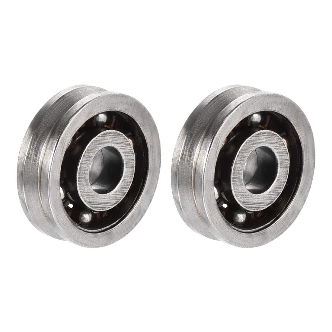 603VV Miniature Deep V Groove Guide Ball Bearings 3x10x3mm Double Metal Shielded (GCr15) Chrome Steel Bearings 2pcs