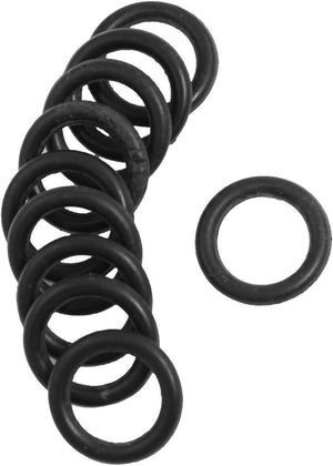 Nitrile Rubber O-Rings, 15mm OD 10mm ID 2.5mm Width, Metric Sealing Gasket, Pack of 10