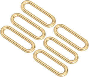 Metal Rings Buckle for Bag Belt Strap Craft DIY Accessories, Gold, Oval Ring