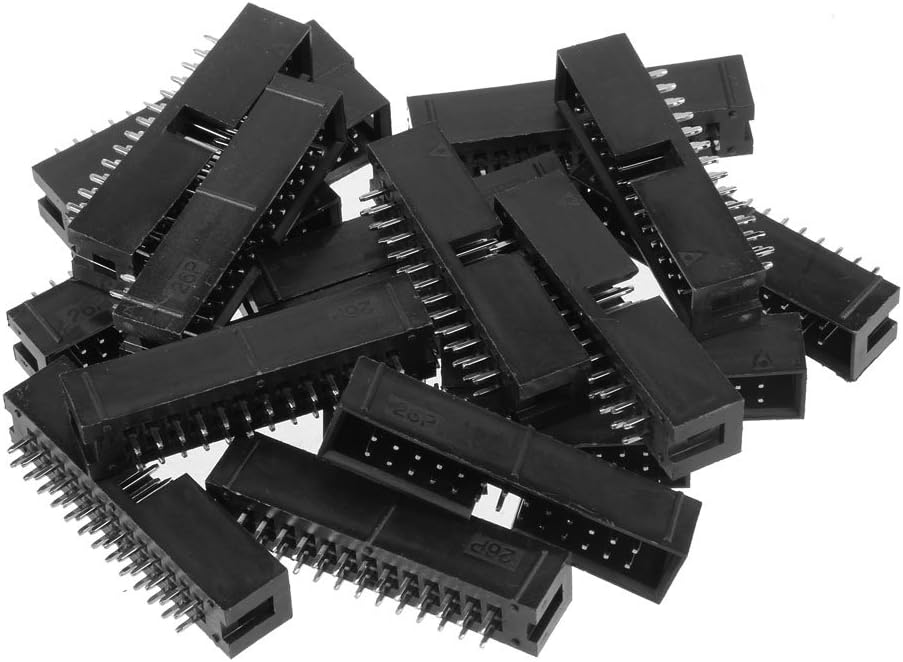 20Pcs 2.54mm Pitch 2x13-Pin Double Row Straight Box Header Connector PCB Board Socket
