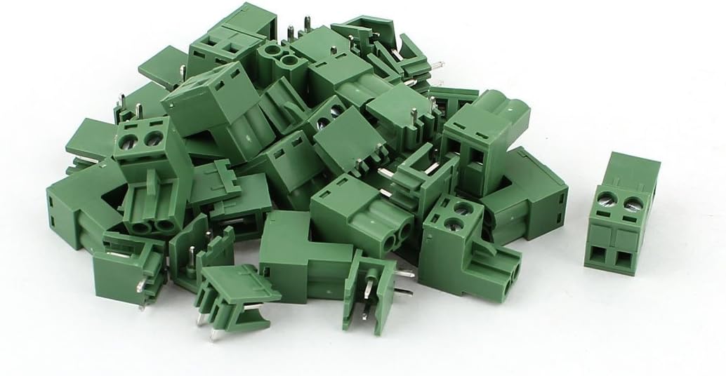 20 Pair 5.08mm Pitch Male Female PCB Screw Terminal Block Connectors