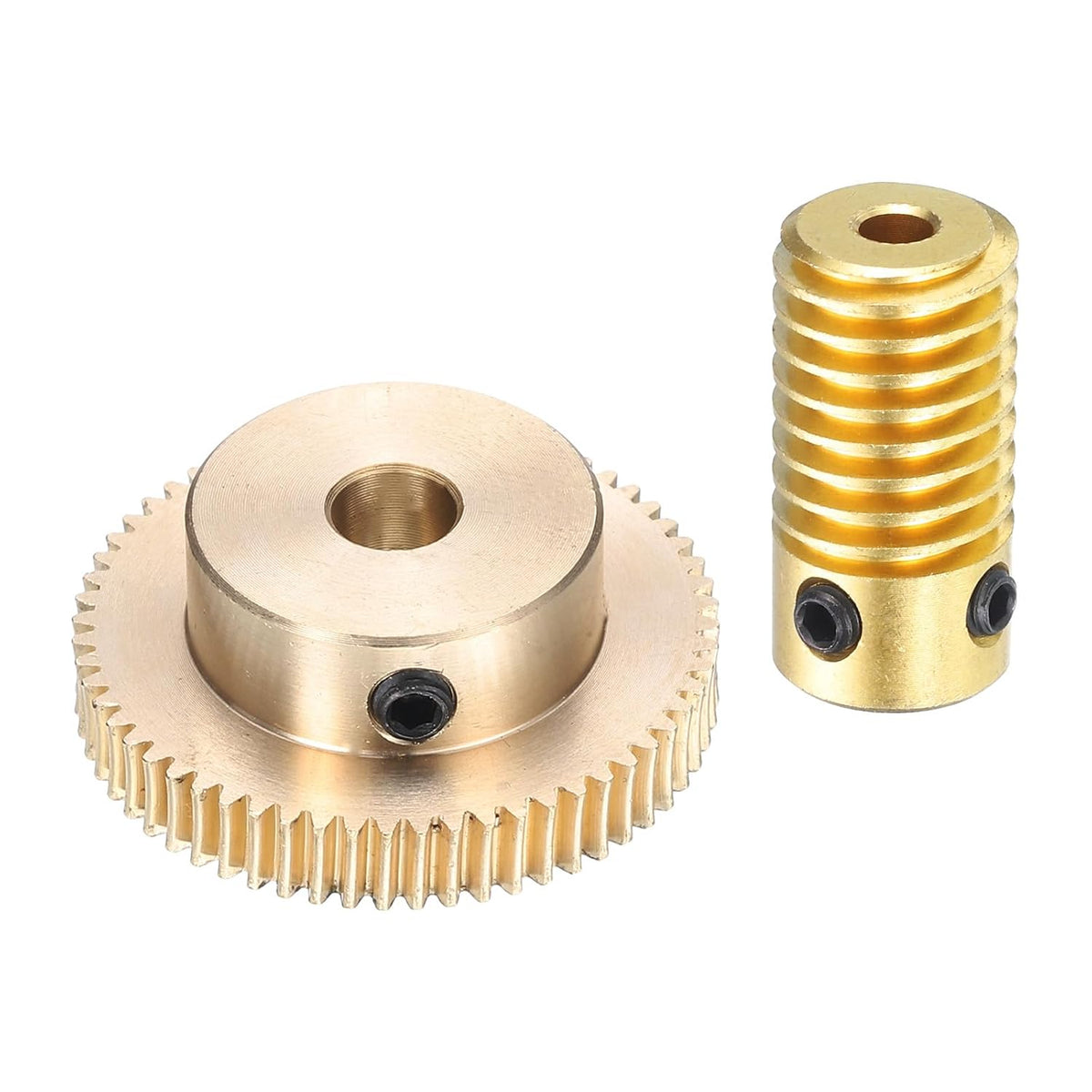 Worm Gear Set - 0.5 Module 60:1 Reduction Rate 3mm Hole Dia Gear Shaft and 6mm Hole Dia Gear Wheel 60T Drive Gear Box
