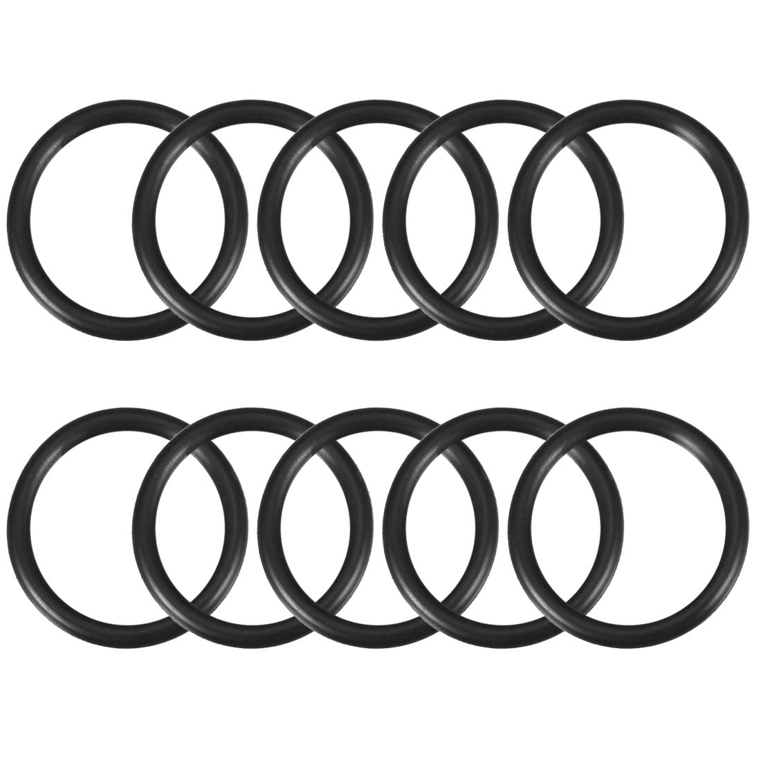 Nitrile Rubber O-Rings 40mm OD 32mm ID 4mm Width, Metric Sealing Gasket for Automotive Machine Plumbing, Pack of 10