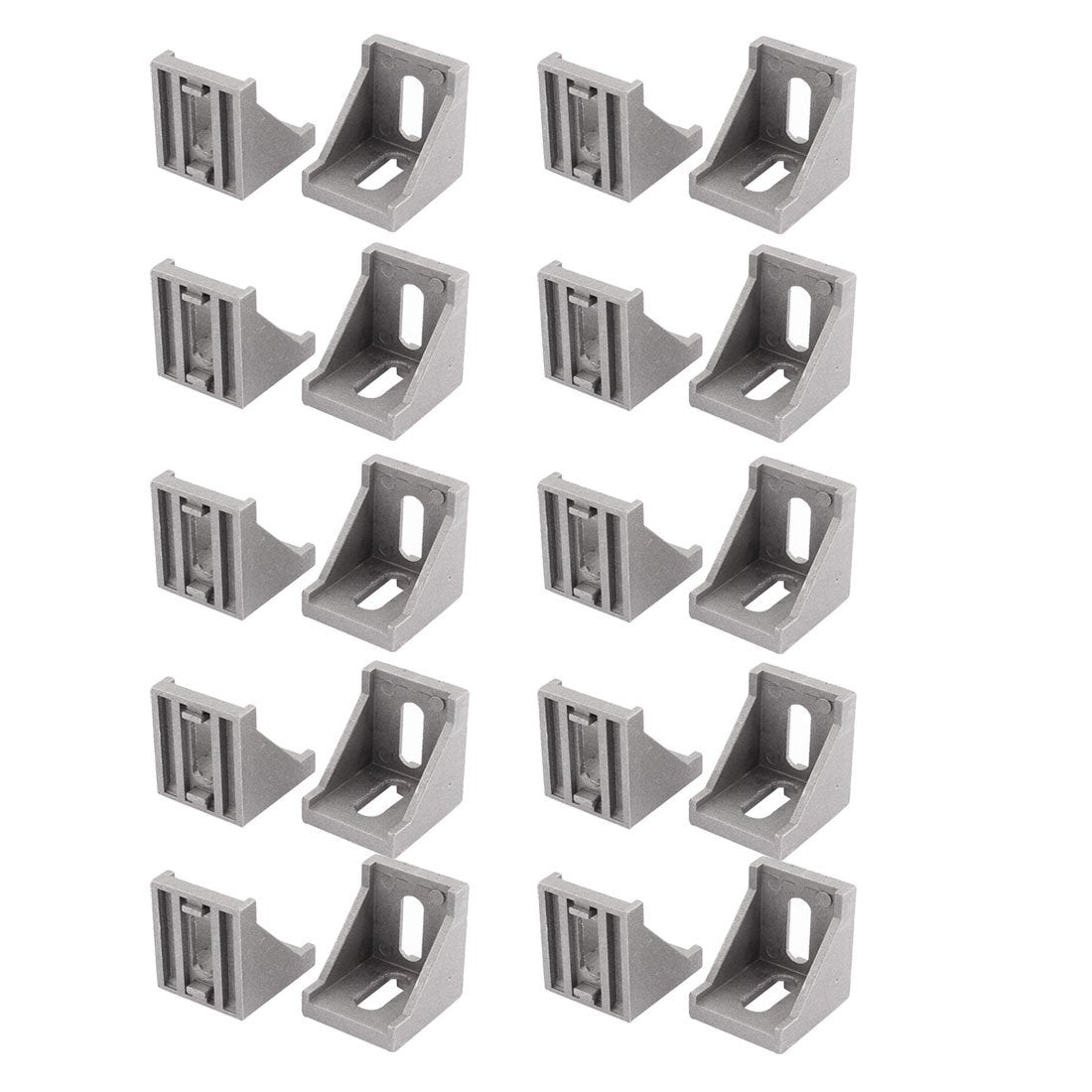 a15121900ux1277-DM Bracket Fastener, Corner Brace, 90 Degree Angle, 40 mm x 40 mm x 35 mm Size (Pack of 20)
