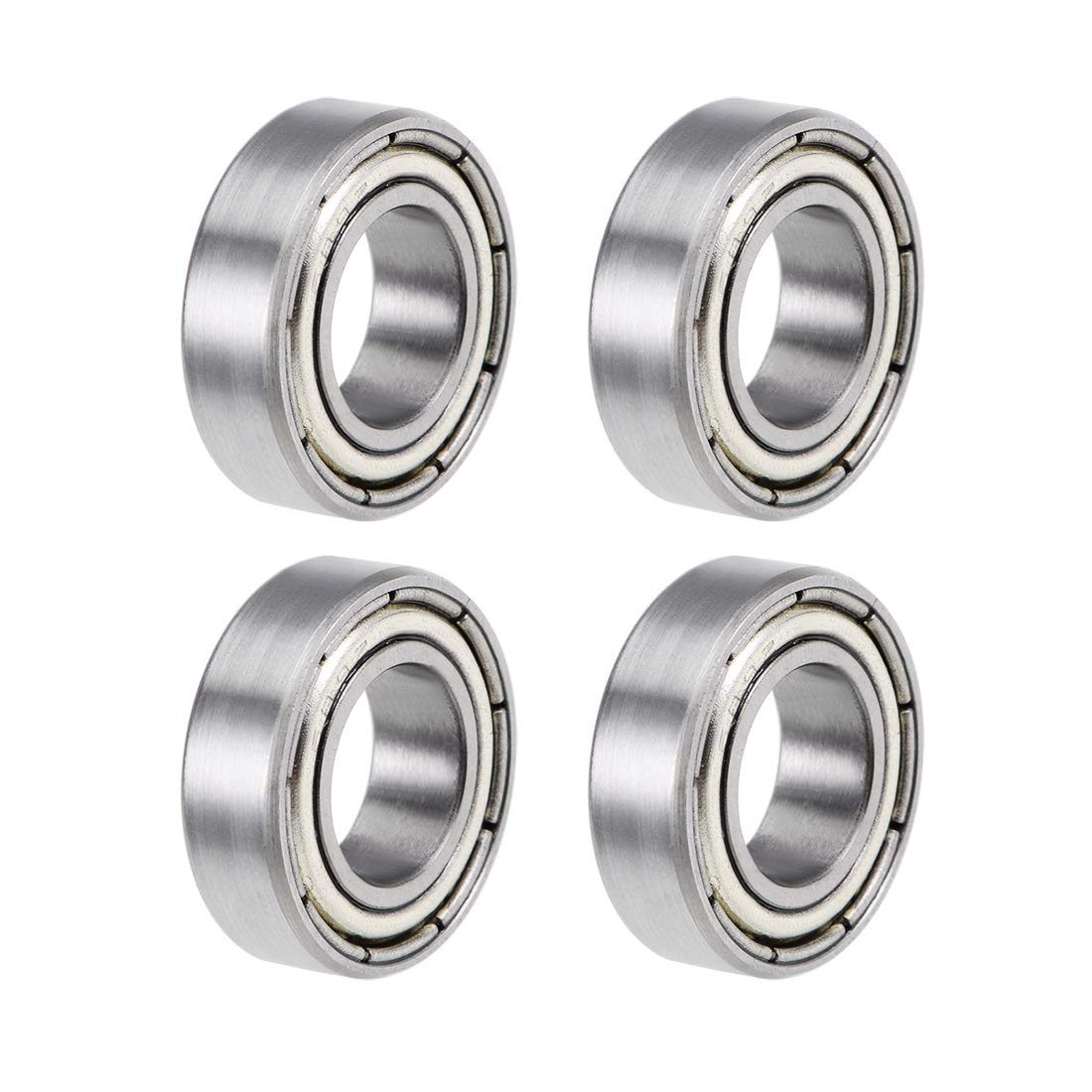 689ZZ Deep Groove Ball Bearings Z2, 9mm x 17mm x 5mm Double Shielded Carbon Steel 4pcs