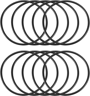 Nitrile Rubber O-Rings, 62mm OD 57mm ID 2.5mm Width, Metric Sealing Gasket, Pack of 10