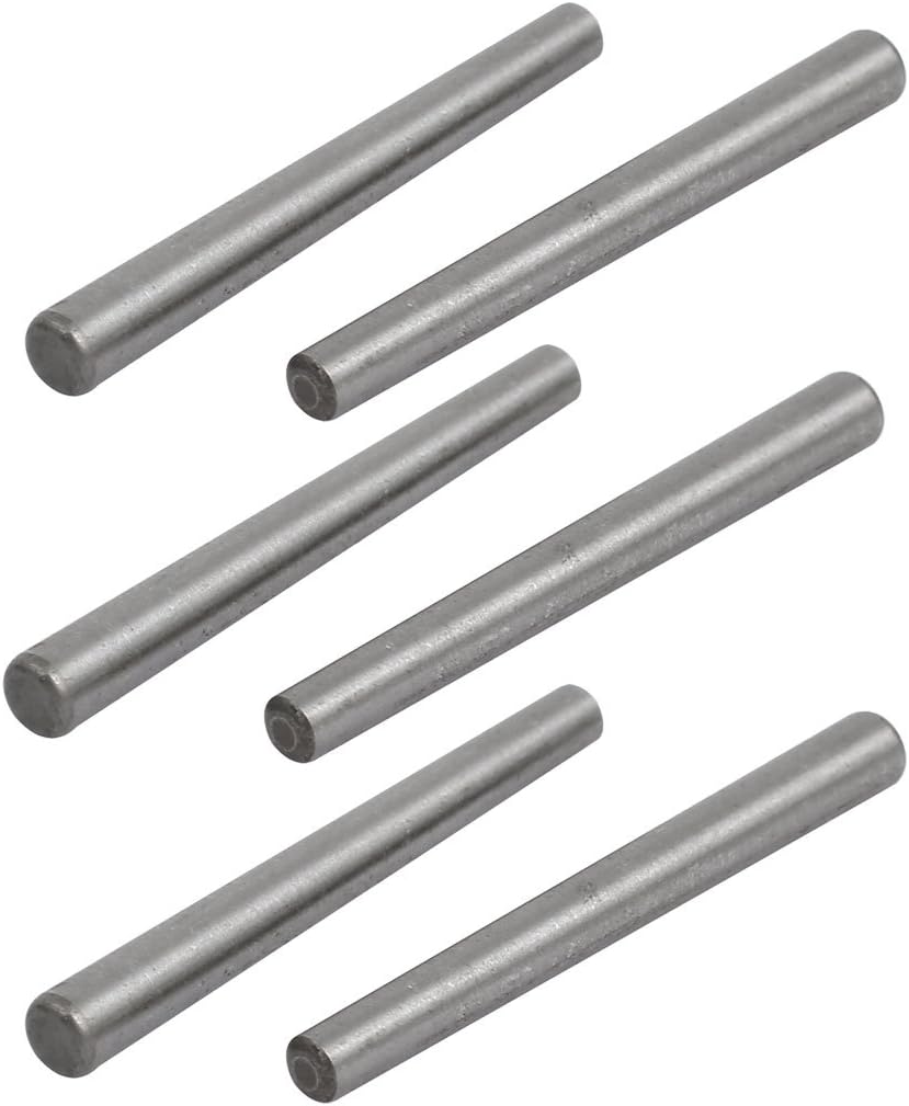 Carbon Steel GB117 35mm Length 3mm Small End Diameter Taper Pin 6pcs