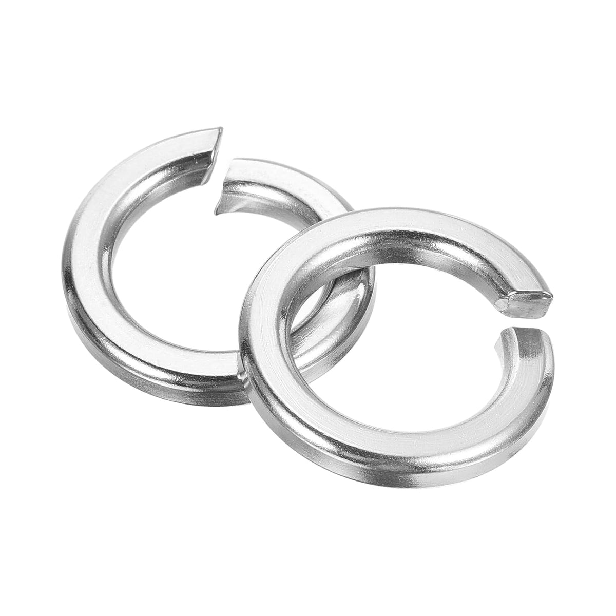 M20 Split Lock Washer, 10Pcs 316 Stainless Steel Spring Lock Washers Metal Split Ring Washer for Screw Bolts Machinery