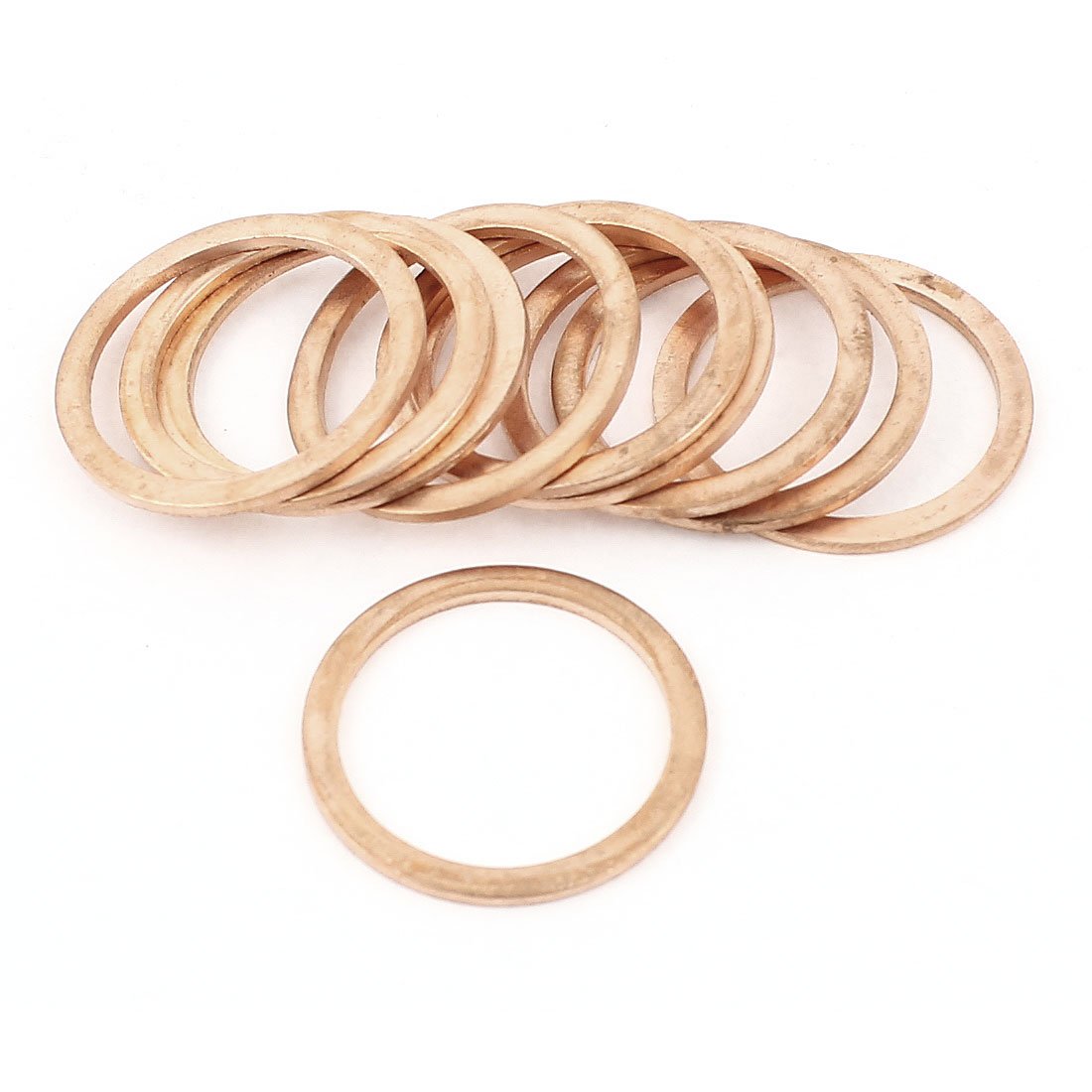 10Pcs 24mmx30mmx1.5mm Copper Washer Flat Seal Gasket Replacement