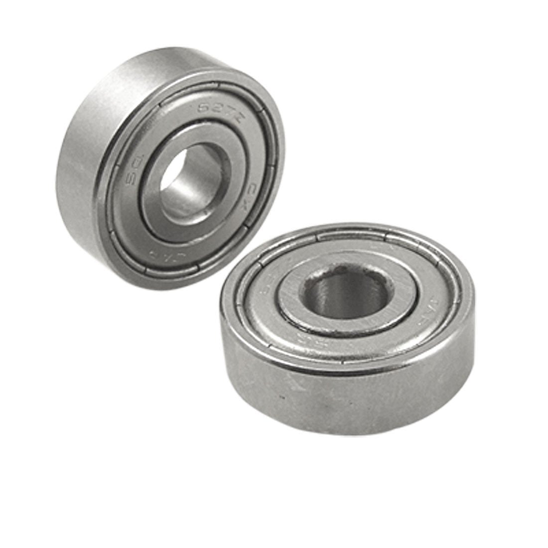 5 Pcs 627Z 7 X 22 X 7mm Miniature Deep Groove Ball Bearings