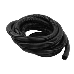 3 M 24 x 28 mm Plastic Flexible Corrugated Conduit Tube for Garden,Office Black
