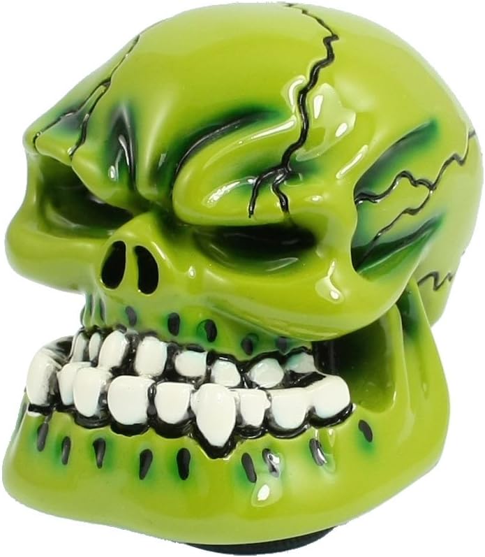 Green Human Wicked Skull Shift Knob for Car