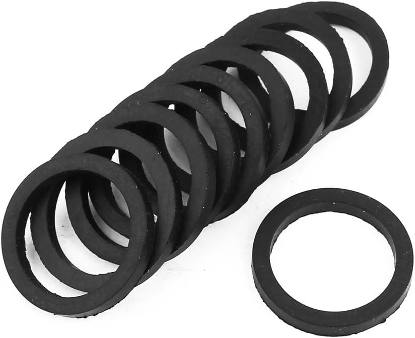 27mm OD O-Ring Hose Gasket Flat Rubber Washer Lot for Faucet Grommet 10pcs