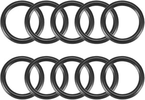 Nitrile Rubber O-Rings, 25mm OD 19mm ID 3mm Width, Metric Sealing Gasket, Pack of 10