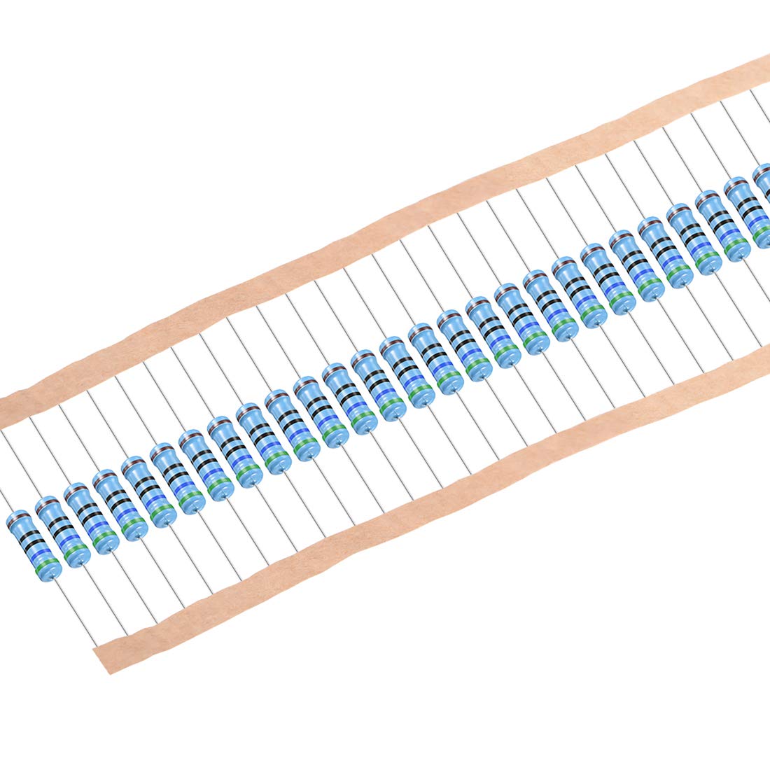 30Pcs 560 Ohm Resistor, 1W 1% Tolerance Metal Film Resistors, Lead, 5 Bands for DIY Electronic Projects and Experiments