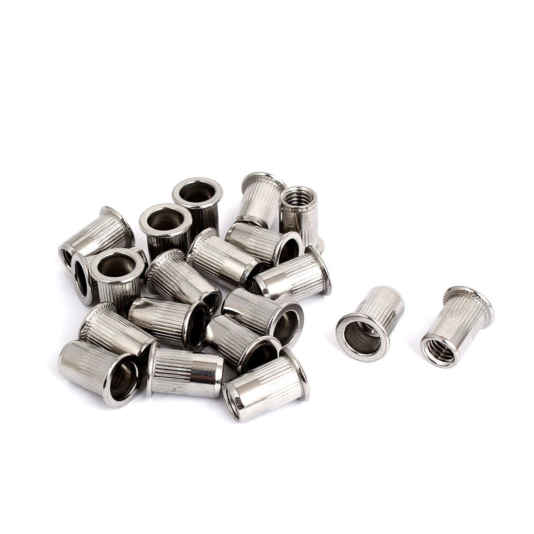 8mm Thread 304 Stainless Steel Rivet Nut Insert Nutsert 20pcs