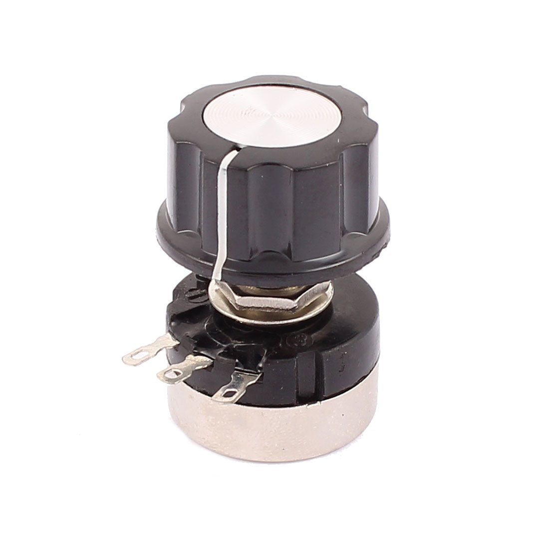 3 Terminals B104 Rotary Wirewound Potentiometer 100K Ohm Adjustable Resistance