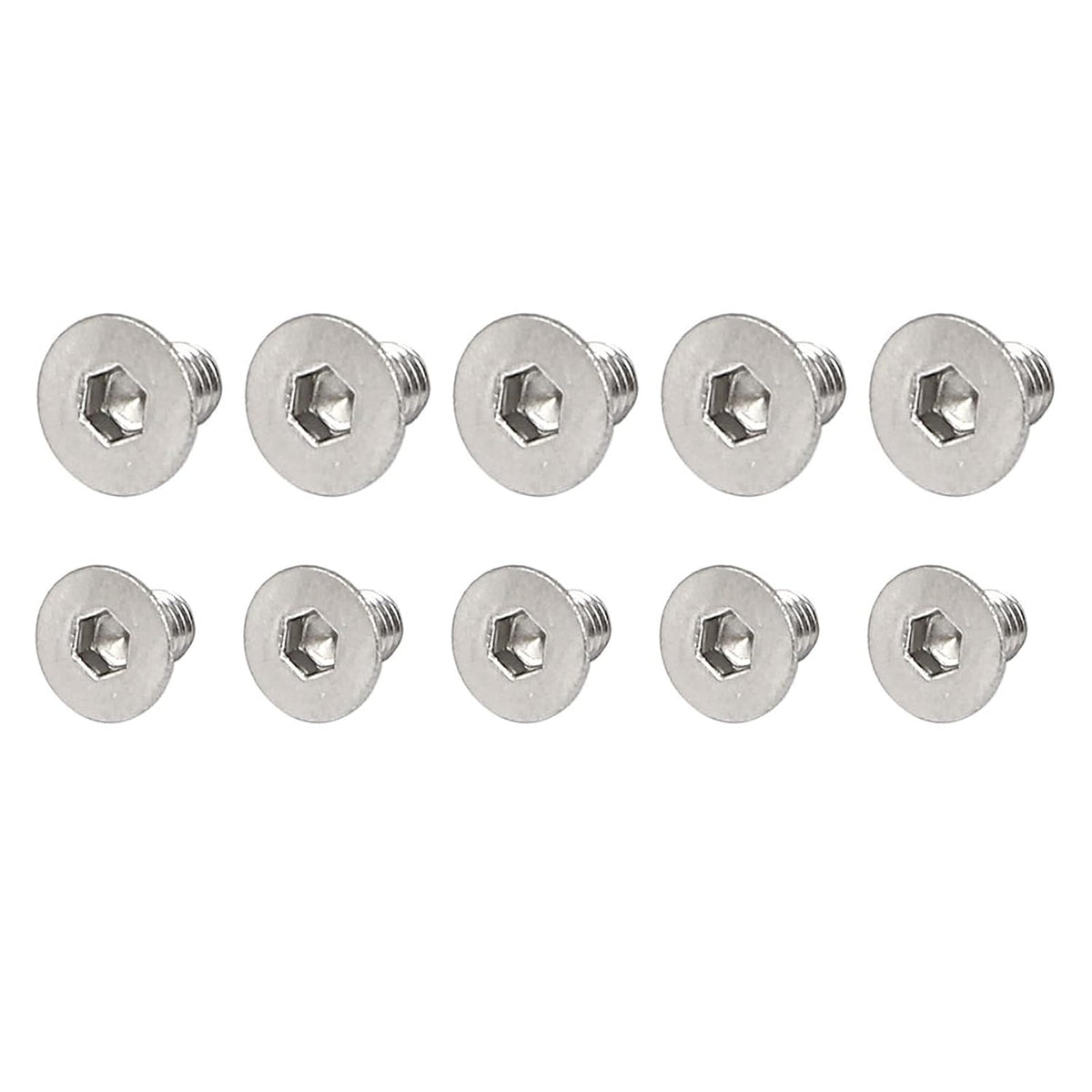 M3x3mm Hex Socket Flat Head Countersunk Bolts Screw 50pcs and M3 x 6mm Phillips Flat Head Countersunk Bolts Screws 50pcs