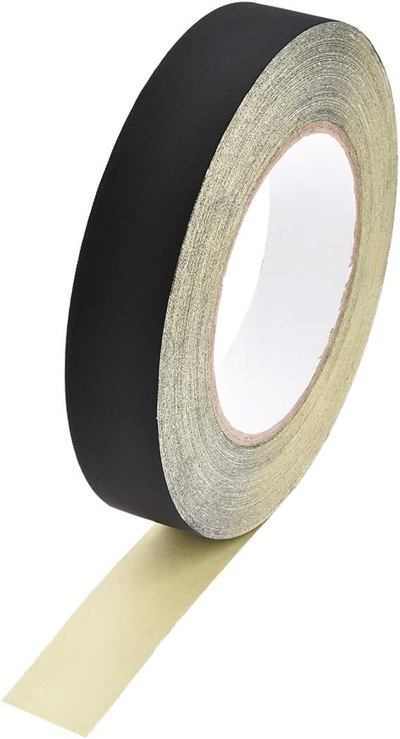 25mm Acetate Cloth Tape for Laptop Electric Auto Guitar Repair High Temperature Adhesive Tape Black 30m/98.4Ft