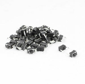 44 Pcs 6x3.5x5mm 2 Pins Momentary DIP Tactile Tact Push Button Switch