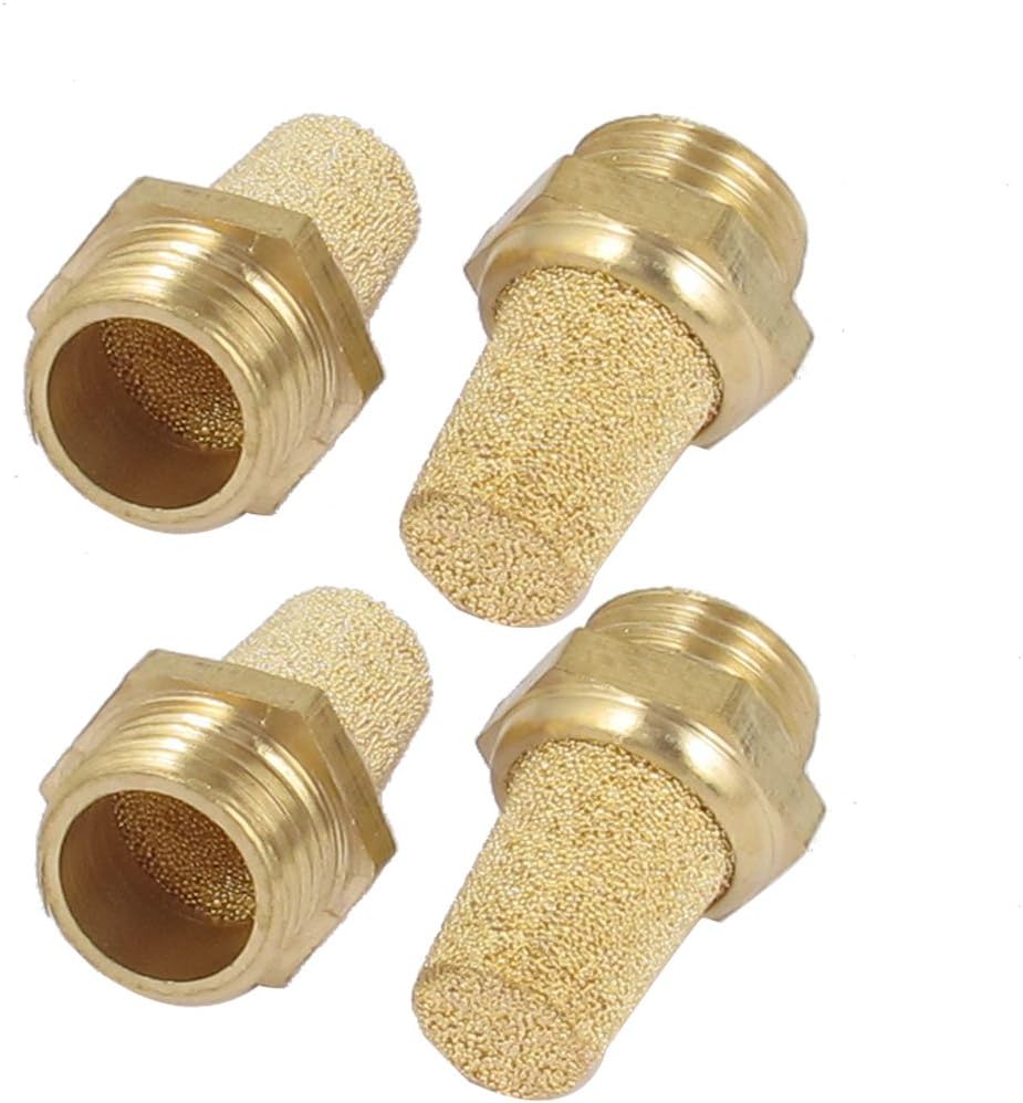 1/4BSP Thread Pneumatic Air Exhaust Silencer Muffler 4pcs