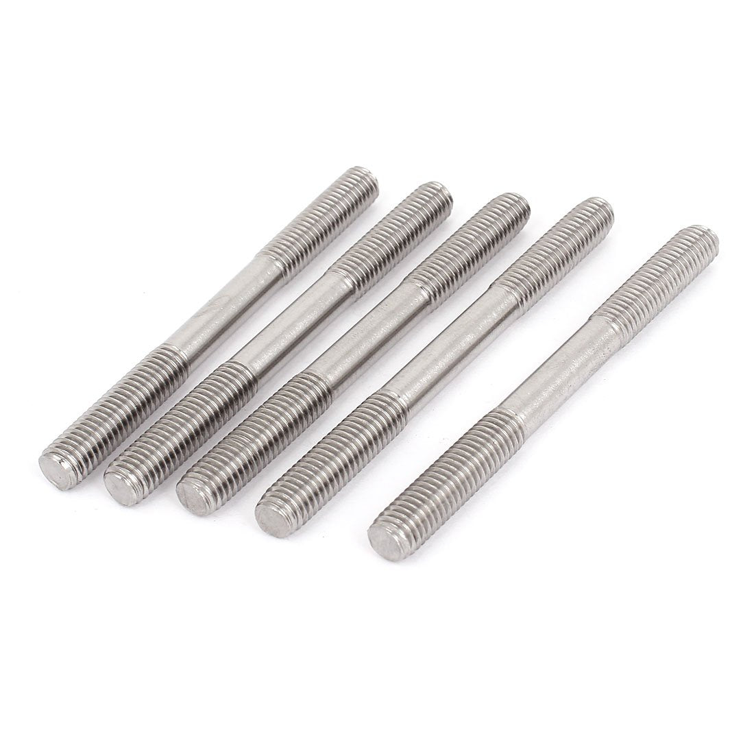 M8 x 90mm A2 Stainless Steel Double End Threaded Stud Screw Bolt 5 Pcs