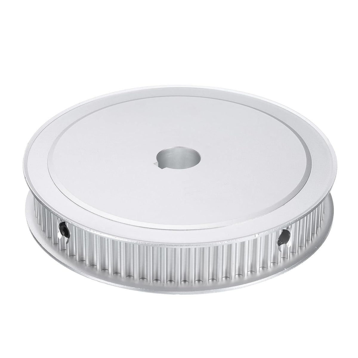 5M-70T-1/2B Timing Belt Pulley 1/2" Bore, 70 Teeth Aluminum Alloy Synchronous Wheel with Keyway, Pitch 5mm Tooth for 15mm Width Belt
