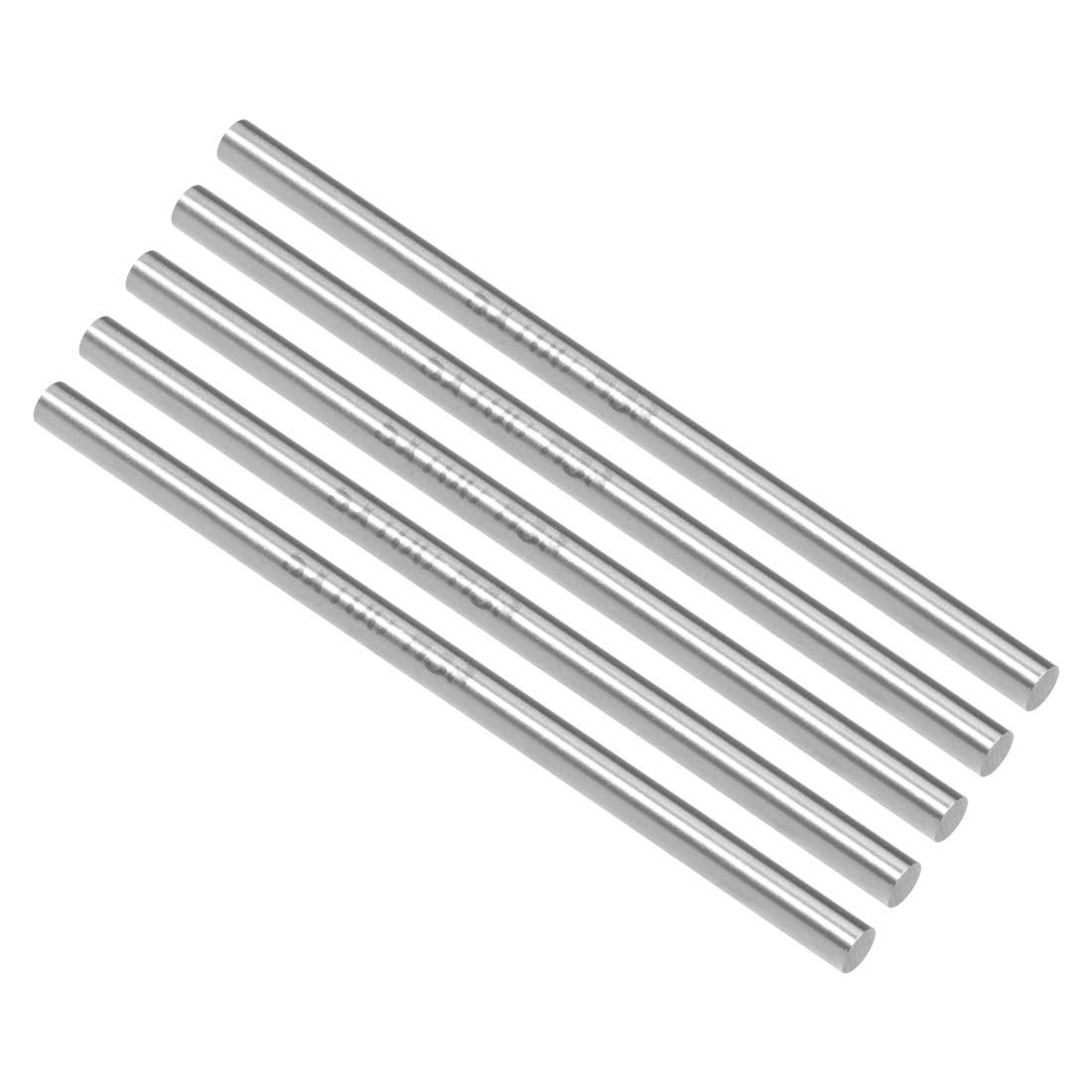 Round Steel Rod, 5mm HSS Lathe Bar Stock Tool 100mm Long, for Shaft Gear Drill Lathes Boring Machine Turning Miniature Axle, Cylindrical Pin DIY Craft Tool, 5pcs