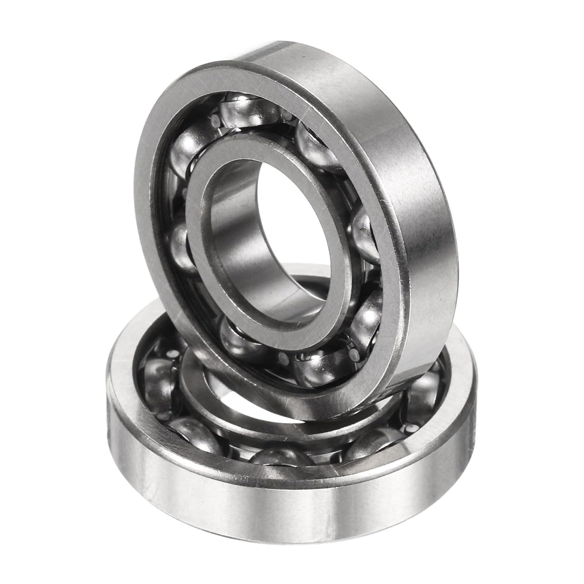 2pcs R8 Deep Groove Ball Bearings 1/2" ID x 1-1/8" OD x 1/4" Height Miniature Bearings Chrome Steel Z1 Bearing for Engineering Machinery, ABEC1