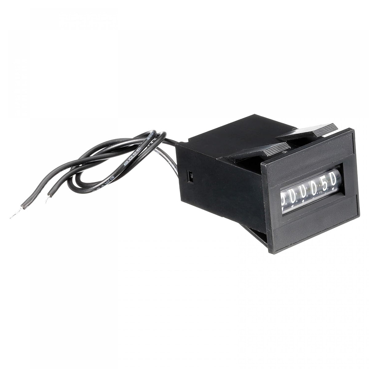 Electromagnetic Counter, 6 Digits 0-999999 Counting Range Electronic Pulse Counter Digital Totalizer DC7-24V
