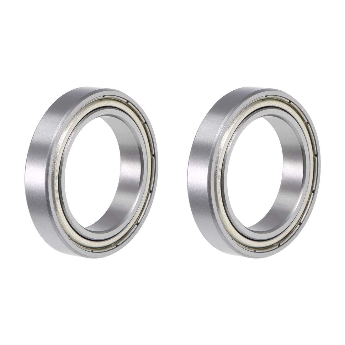 6805ZZ Deep Groove Ball Bearing 25x37x7mm Double Shielded ABEC-1 Bearings 2-Pack